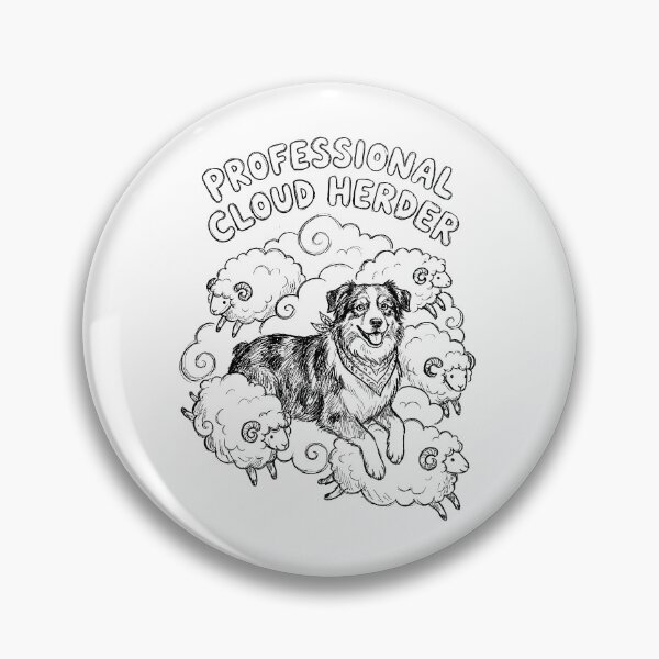 Item preview, The Cloud Herder - Australian Shepherd Dog designed and sold by bapupa.