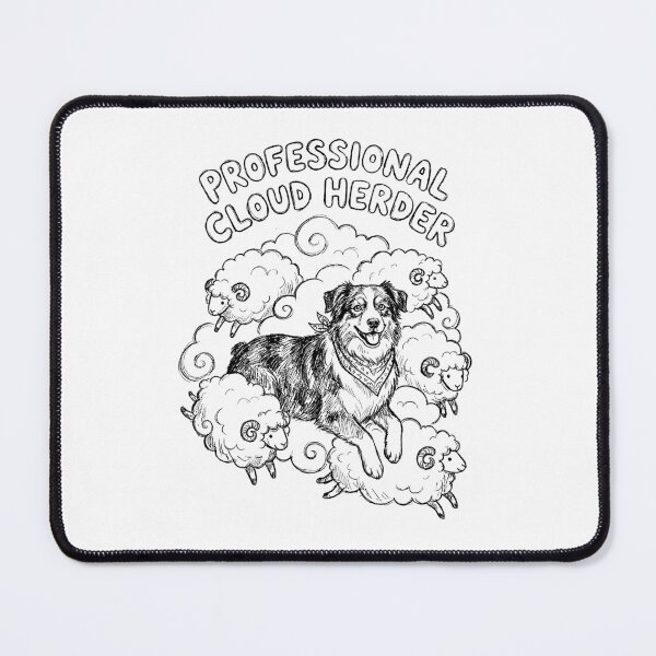 Item preview, The Cloud Herder - Australian Shepherd Dog designed and sold by bapupa.