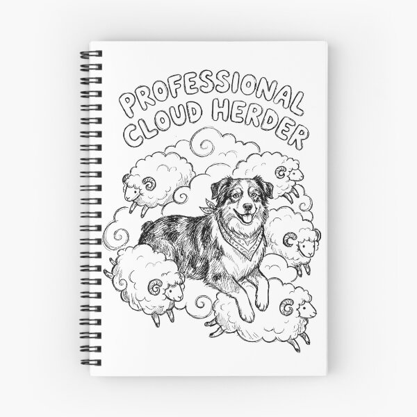 Item preview, The Cloud Herder - Australian Shepherd Dog designed and sold by bapupa.
