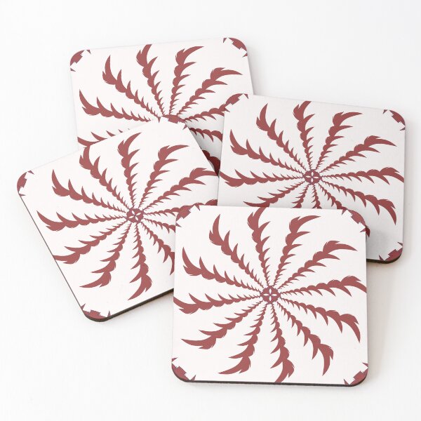 Item preview, Radial Leaf Spiral Mandala designed and sold by OIL Pattern Design .
