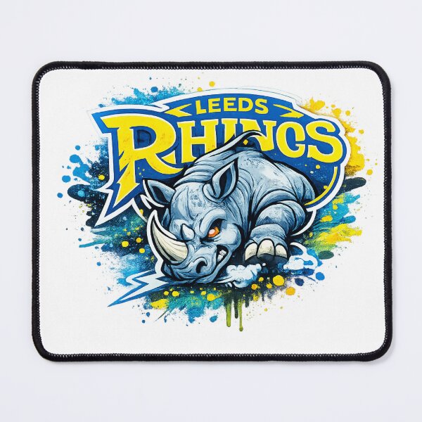 Item preview, Grafiti de los Leeds Rhinos: Pegatina atrevida de la liga de rugby designed and sold by Annette Brown.