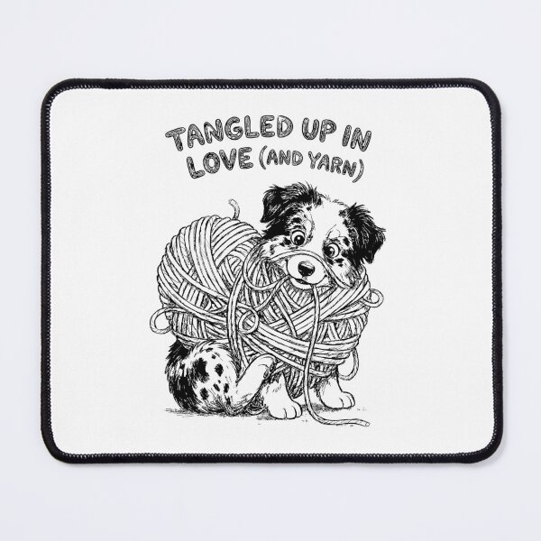 Item preview, Yarn Ball Bandit - Australian Shepherd Dog designed and sold by bapupa.