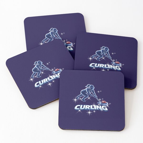 Item preview, Curling Women Player Curling Sport Winter Ice Curling Team Gifts Shirt designed and sold by MalwasBasket.