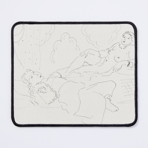 Item preview, Deux Odalisques by Henri Matisse: Minimalist Line Art Poster designed and sold by artofuniverse.