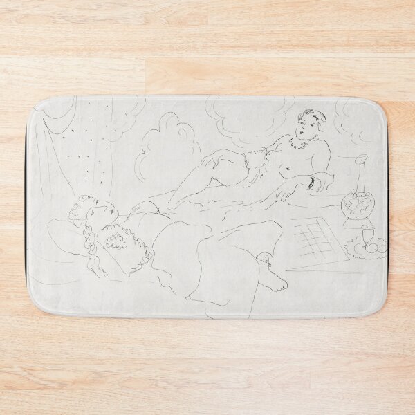Item preview, Deux Odalisques by Henri Matisse: Minimalist Line Art Poster designed and sold by artofuniverse.