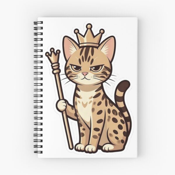 Item preview, Pharaoh cat with its crown and scepter designed and sold by UrbanView.