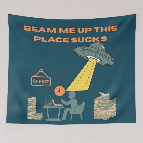 Item preview, office escape spaceship designed and sold by AnaPixMar.