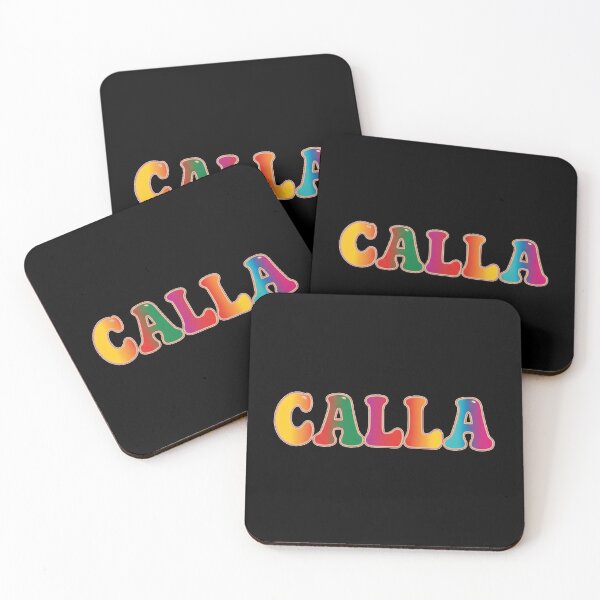 Item preview, ❤️ Calla Personalized Name Wavy Retro Shirt, Coffee Mug, Sticker Gift designed and sold by HelixPedia.
