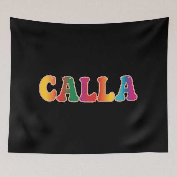 Item preview, ❤️ Calla Personalized Name Wavy Retro Shirt, Coffee Mug, Sticker Gift designed and sold by HelixPedia.