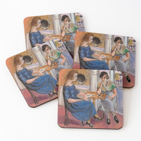 Item preview, Domino Players by Henri Matisse: Fauvist Interior Fine Art Poster designed and sold by artofuniverse.