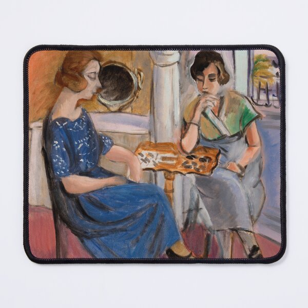 Item preview, Domino Players by Henri Matisse: Fauvist Interior Fine Art Poster designed and sold by artofuniverse.