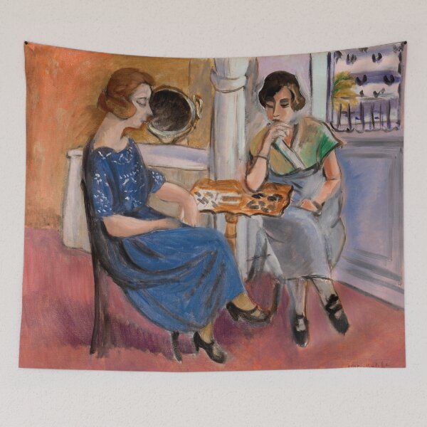 Item preview, Domino Players by Henri Matisse: Fauvist Interior Fine Art Poster designed and sold by artofuniverse.