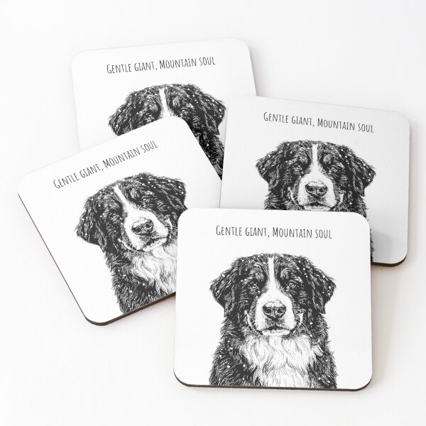 Item preview, Gentle Giant's Gaze - Bernese Mountain Dog designed and sold by bapupa.