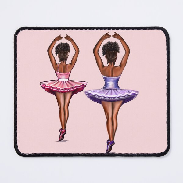 Item preview, African American ballerina #011 brown skin ballerinas. Top 100 best ballet gifts designed and sold by Artonmytee.