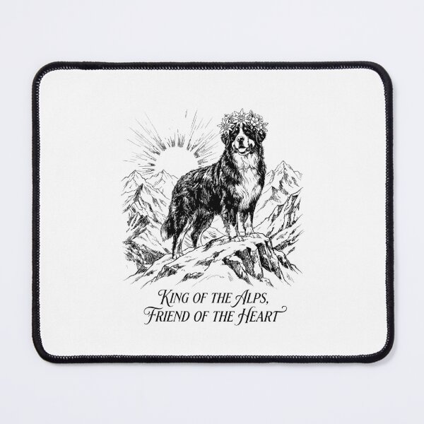 Item preview, The Alpine Monarch - Bernese Mountain Dog designed and sold by bapupa.