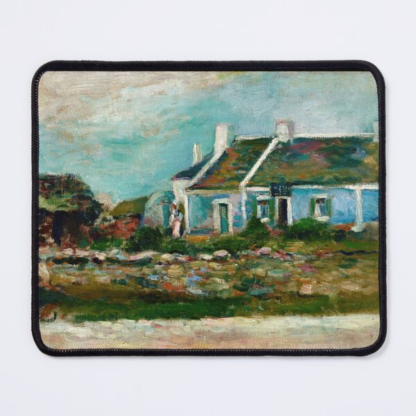 Item preview, Entree De Cabaret Breton by Henri Matisse: Coastal Fauvist Cottage Print designed and sold by artofuniverse.