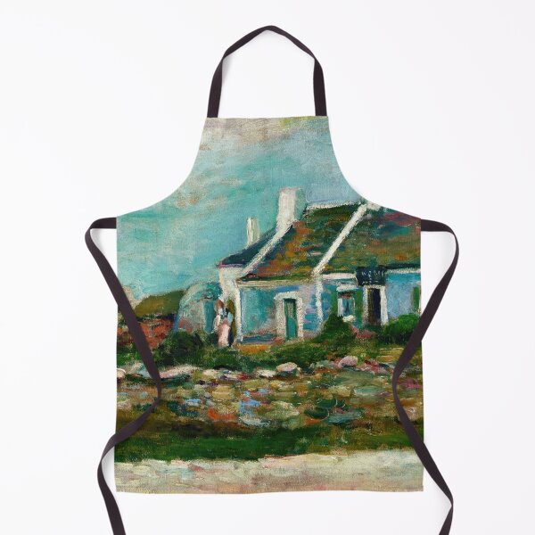 Item preview, Entree De Cabaret Breton by Henri Matisse: Coastal Fauvist Cottage Print designed and sold by artofuniverse.