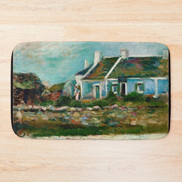 Item preview, Entree De Cabaret Breton by Henri Matisse: Coastal Fauvist Cottage Print designed and sold by artofuniverse.