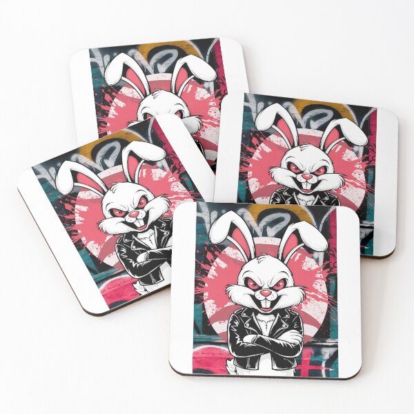 Item preview, Rebel Evil Easter Bunny - Evil Easter Bunny designed and sold by Art-Arcade6.