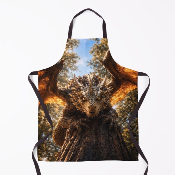 Item preview, Ancient Tree Guardian Dragon – Mystical Forest Fantasy Art designed and sold by DrakariArt.
