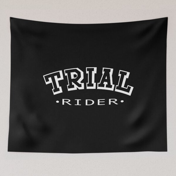 Item preview, Trial Rider - Vintage Varsity Style Extreme Motorcycle Sports Typography designed and sold by Jt41.