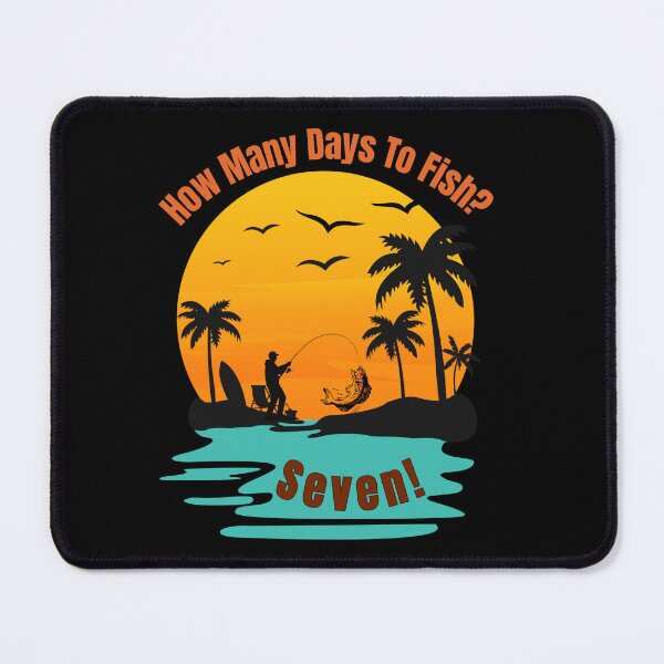 Item preview, Funny Fishing Sunset designed and sold by AnaPixMar.