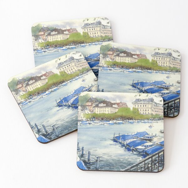 Aperçu de l'œuvre Quai de Zurich créée et vendue par Colibri77.