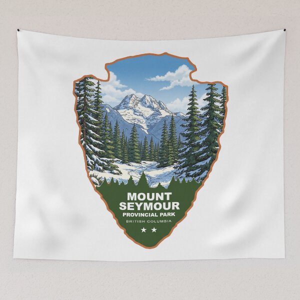 Item preview, Mount Seymour Provincial Park Arrowhead designed and sold by Esskay Designs.