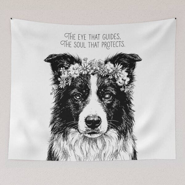 Item preview, Star-Eyed Shepherd - Border Collie Dog designed and sold by bapupa.