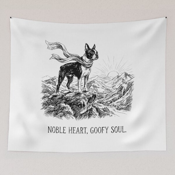 Item preview, Noble Wanderer - Boston Terrier Dog designed and sold by bapupa.