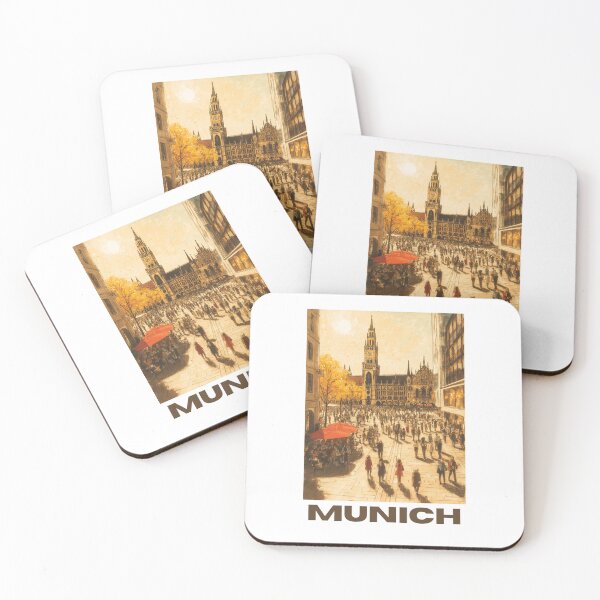 Item preview, A Travel Print of Munich - Germany designed and sold by StudioRedKoala.