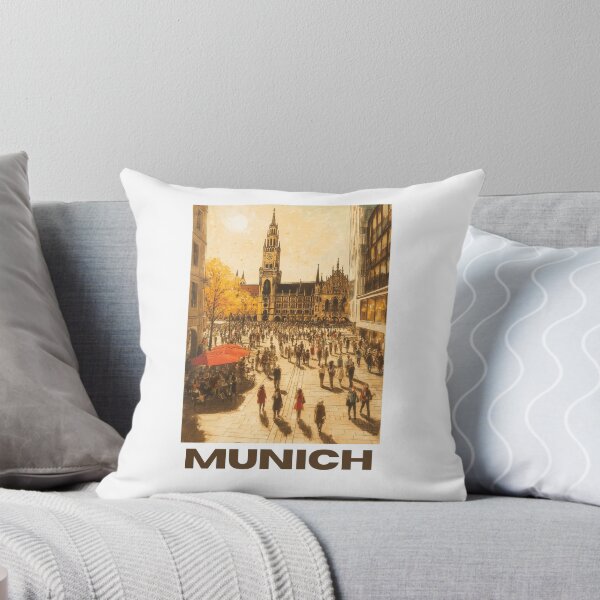 Item preview, A Travel Print of Munich - Germany designed and sold by StudioRedKoala.