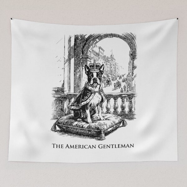 Item preview, The American Gentleman - Boston Terrier Dog designed and sold by bapupa.