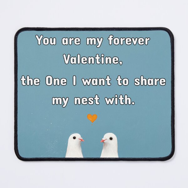 Item preview, White pigeon love message designed and sold by Pigeonarchy.