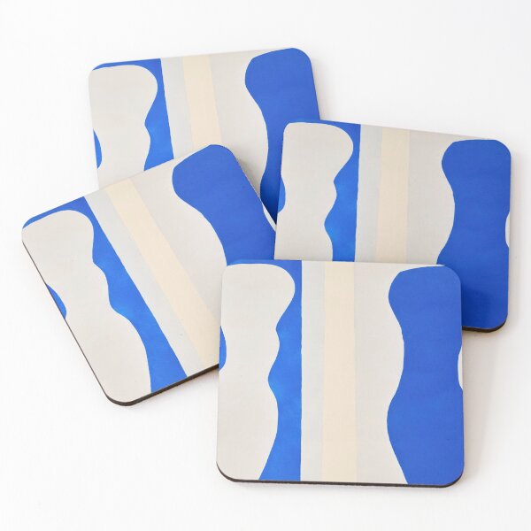 Item preview, Forms by Henri Matisse: Minimalist Blue Abstract Cutout Poster designed and sold by artofuniverse.