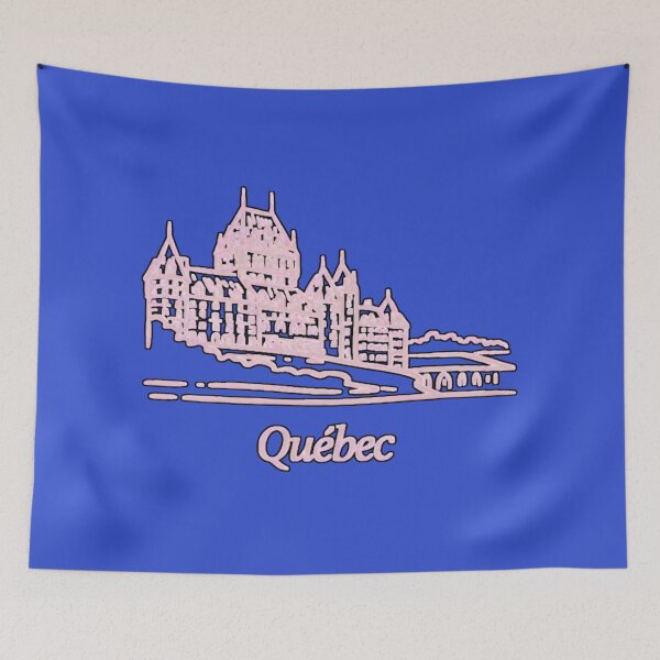 Item preview, Old Quebec Line Art Sticker – Quebec City Canada designed and sold by Timeless Design.