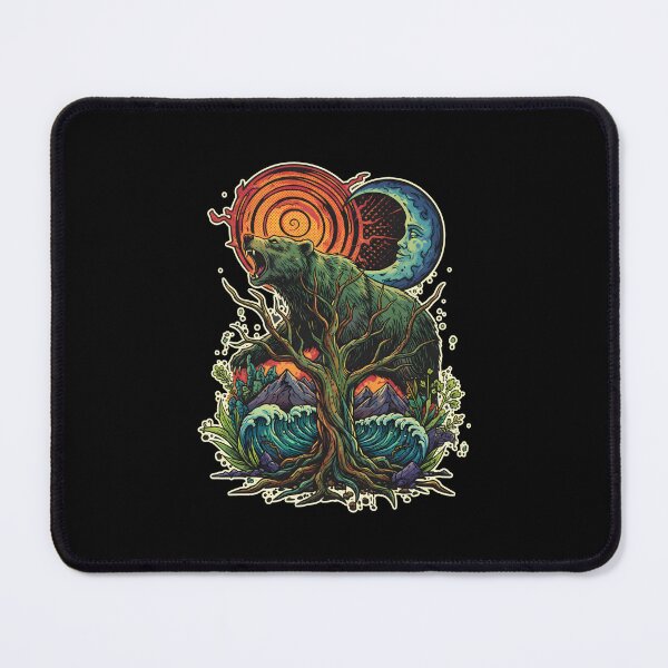 Item preview, Forest Spirit Bear and World Tree designed and sold by TimelessCW.
