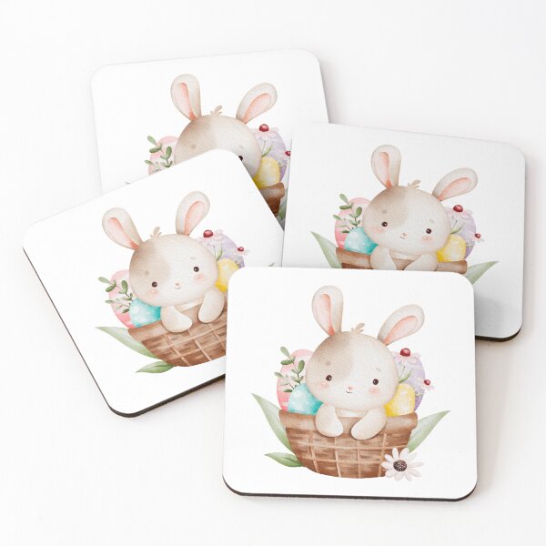 Item preview, Easter Bunny in Basket - Pastel Spring Cute designed and sold by Hydravisions.