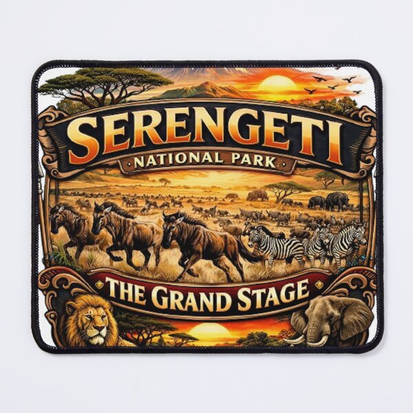 Item preview, SERENGETI NATIONAL PARK TANZANIA designed and sold by likbatonboot.
