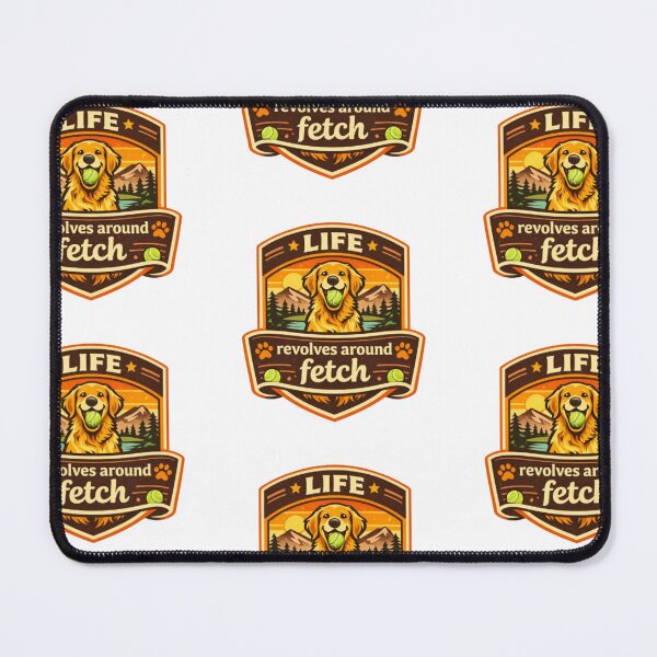 Item preview, Life Revolves Around Fetch Golden Retriever Gift designed and sold by WildVista.