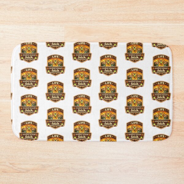 Item preview, Life Revolves Around Fetch Golden Retriever Gift designed and sold by WildVista.