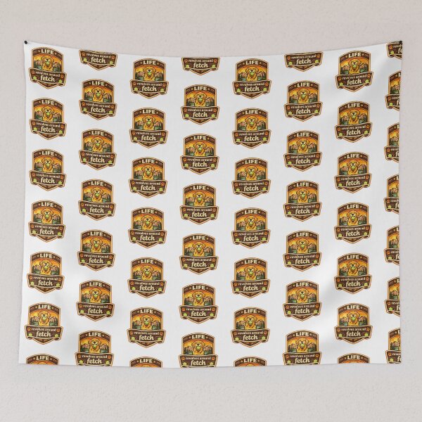 Item preview, Life Revolves Around Fetch Golden Retriever Gift designed and sold by WildVista.
