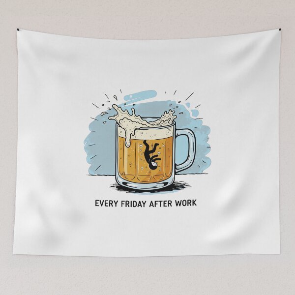 Item preview, After Work - disappear into a beer designed and sold by Fun-and-joy.