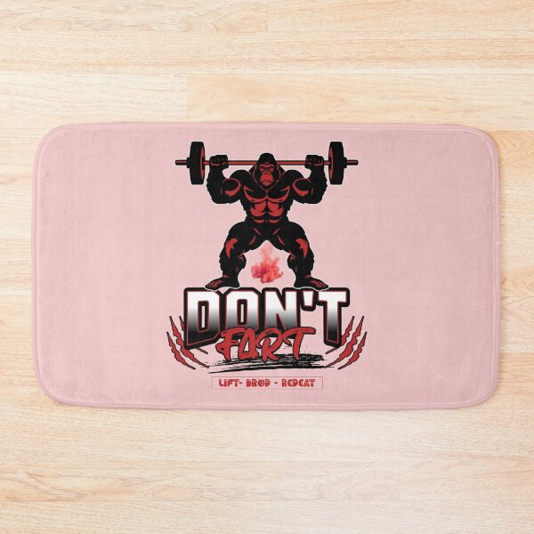 Item preview, Funny Gorilla Gym Fart - Weightlifting Gorilla Don't Fart designed and sold by Abaseen.