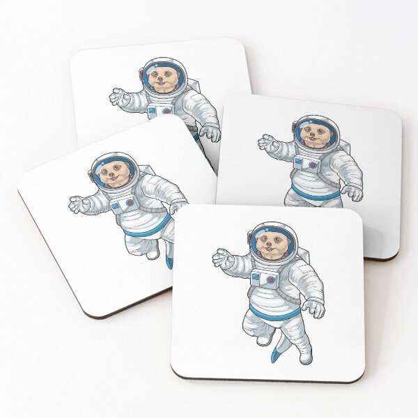 Item preview, Meerkat Astronaut Space designed and sold by Snabdesign84.