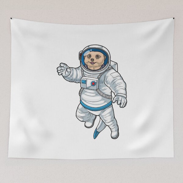 Item preview, Meerkat Astronaut Space designed and sold by Snabdesign84.