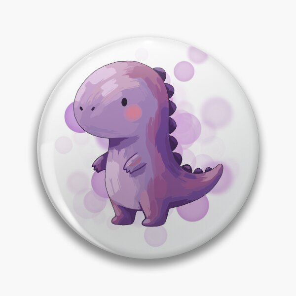Item preview, Purple Dinosaur - Cute Illustration designed and sold by iamKRUK.