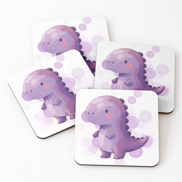 Item preview, Purple Dinosaur - Cute Illustration designed and sold by iamKRUK.
