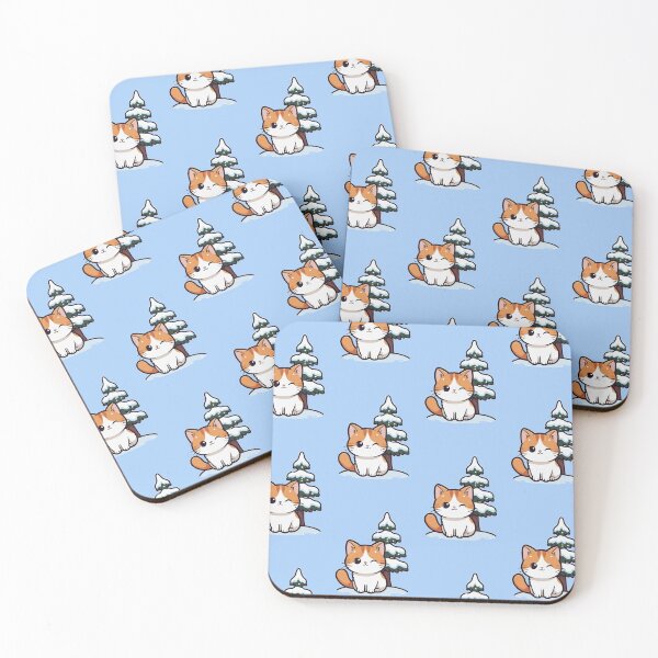 Item preview, Pretty cat in the snow designed and sold by UrbanView.
