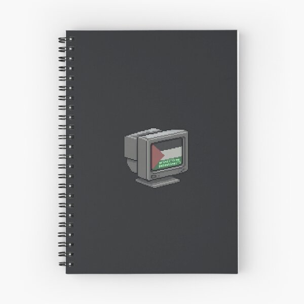 Item preview, Retro “Free Palestine!” print command in Python on a computer designed and sold by namiimami.